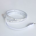 5 m. vandtæt LED strip (Type X-2) - 230V, IP67, 1300lm/m, 10W/m, kan klippes for hver 10cm