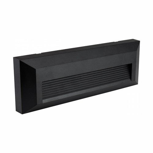 6W LED væg- og trappelampe, CCT - 3 lyskulører, IP54 udendørs, sort
