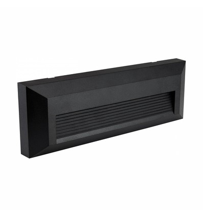 6W LED væg- og trappelampe, CCT - 3 lyskulører, IP54 udendørs, sort