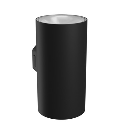 18W Torre op/ned væglampe - IP54 udendørs, Rund, CCT, 3 lyskulører, sort, inkl. lyskilde