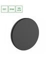 9W Væglampe - IP44 udendørs, Ø12cm, 3 lyskulører, CCT, sort