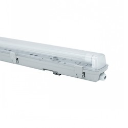 Spectrum LED Limea H LED armatur G13 - Vandtæt, 1x120, 250V, IP65, 1320x75x90 mm, grå, H, uden lyskilde