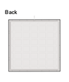 60x60 CCT LED panel, 36W - Højde:35mm, 140lm/W, sort kant