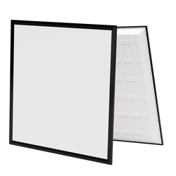 Store paneler 60x60 bagbelyst CCT LED panel - 36W, sort kant, 140lm/W