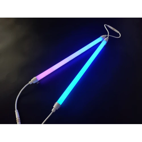 120cm 17W CyberTube RGBIC - 24V DC, IP67, Gennemfortrådet