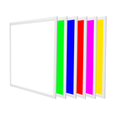 60x60 RGB+CCT LED panel - 36W, hvid kant