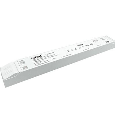 Lifud 120W / 12V DC dæmpbar strømforsyning - 10A, IP20, DALI interface + push dim, flicker free