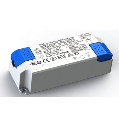 Lifud 20W / 400-550mA dæmpbar LED driver - 25-40V, Triac fasedæmp, flicker free