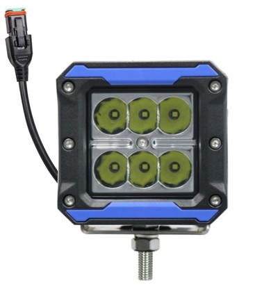 Outlet: LEDlife 18W LED arbejdslampe - Bil, lastbil, traktor, trailer, 8° fokuseret lys, IP67 vandtæt, 10-30V