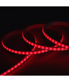 5m 9W/m RGB CLIP-ON LED strip - 230V, IP65 vandtæt, Hvid cover, 60 LED
