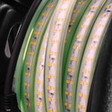 Selvlysende arbejdslys 25m 230V LED strip - IP67, 180 LED/m, 11W/m, 1000 lm/m, 4000K