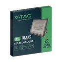 V-Tac 30W LED projektør, CCT - 3 lyskulører, Arbejdslampe, udendørs