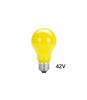 E27 25W - 42V, Gul, G27042025Y