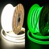 Selvlysende arbejdslys 15m 230V LED strip - IP67, 180 LED/m, 11W/m, 1000 lm/m, 4000K