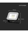 10W LED projektør - Samsung LED chip, arbejdslampe, udendørs