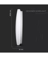 24W Rund LED loftslampe - Ø35cm, CCT, 3 lyskulører
