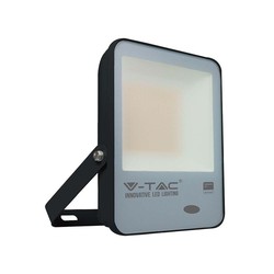 Projektører med sensor V-Tac 100W LED projektør - 100LM/W, indbygget skumringssensor, arbejdslampe, udendørs