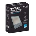 V-Tac 150W LED projektør - 100LM/W, indbygget skumringssensor, arbejdslampe, udendørs