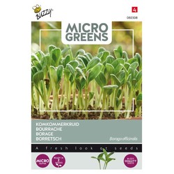 Frø Outlet: Microgreens - Borago, almindelig hjulkrone