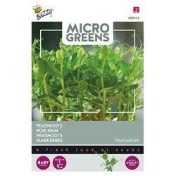 LED vækstlys Microgreens - Ærteskud/ærtespirer