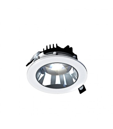 Spejl - Model M - Nedsænket downlight, justerbar retning 14W 30° 130x58 mm hvid uden lyskilde