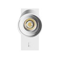 Squalla Variosa Flexi Switch GU10 - væglampe uden lyskilde, 230V, IP20, 55x100x410mm, hvid, rund