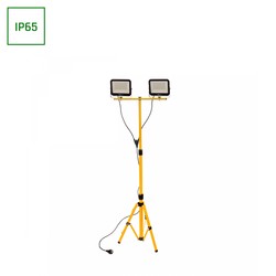 Elmateriel Tripod Stativ - Noctis, 2x50W, Neutral hvid, 230V, 110°, IP66, 205x170x30mm, 2100mm kabel, Spectrum