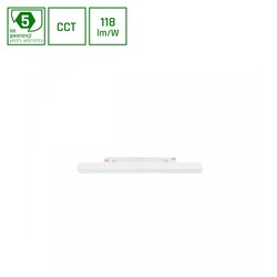 Elmateriel System Shift CCT- Line S Skinne - Lys 304x23x42mm, 8W, 100°, Hvid, CCT Switch