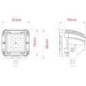 Restsalg: LEDlife 30W LED arbejdslampe - Bil, lastbil, traktor, trailer, 8° fokuseret lys, IP67 vandtæt, 10-30V