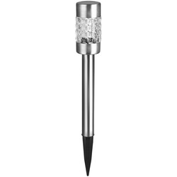 Lamper Restsalg: Solcelle havelampe - Mosaik/sølv, med spyd, 57cm høj