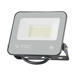 Black Friday V-Tac 30W LED projektør, 135lm/W - Samsung LED chip, arbejdslampe, 1m ledning, udendørs