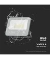 30W LED projektør - 135lm/W, Samsung LED chip, arbejdslampe, 1m ledning, udendørs
