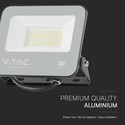 V-Tac 30W LED projektør, 135lm/W - Samsung LED chip, arbejdslampe, 1m ledning, udendørs