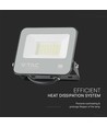 50W LED projektør - 135lm/W, Samsung LED chip, arbejdslampe, 1m ledning, udendørs