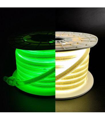 25m Selvlysende arbejdslys 230V LED strip - IP67, 180 LED/m, 11W/m, 1000 lm/m, 4000K 25m Selvlysende arbejdslys 230V LED strip - IP67, 180 LED/m, 11W/m, 1000 lm/m, 4000K
