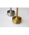Opladelig LED bordlampe med justerbar kulør - Guld, touch dæmpbar, IP20