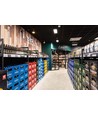 60W 3-faset Shoplight - 166lm/W, 90 graders spredning, Sort, LED board, butiksbelysning
