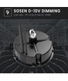 200W Solara LED high bay 190lm/W - IP65, Sosen driver, 0-10V dæmpbar, 5 års garanti