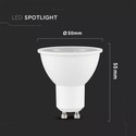 V-Tac 7,5W LED spot - Samsung LED chip, 230V, GU10