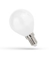 E14 1W LED kronepære - G45, Kultråd, matteret glas