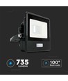 10W LED projektør - Samsung LED chip, arbejdslampe, med sensor