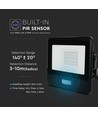 20W LED projektør med sensor - SMD, Samsung LED chip, arbejdslampe
