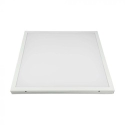 Black Friday V-Tac 60x60 LED panel i ramme - 36W, indbygget i hvid ramme, til direkte montering