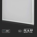 V-Tac 60x60 LED panel i ramme - 36W, indbygget i hvid ramme, til direkte montering