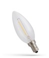 E14 1W LED pære - C35, kultråd, ekstra varm hvid, 1800K