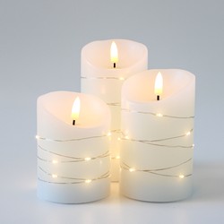 Lamper LED Candle as picture 16 sæt