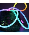 5m RGBIC Neon flex slange - USB, Vævet reb, Bluetooth App, fjernbetjening, Komplet sæt