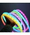 5m RGBIC Neon flex slange - USB, Vævet reb, Bluetooth App, fjernbetjening, Komplet sæt