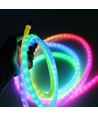 5m RGBIC Neon flex slange - USB, Vævet reb, Bluetooth App, fjernbetjening, Komplet sæt