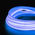 5 m. vandtæt Lyseblå Neon COB strip - 230V, IP67, 288 LED, 11,5W/m, kan klippes for hver 10cm